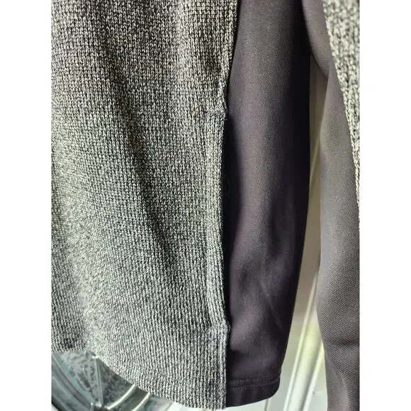 Spyder 1/4 zip Mens Outbound Size Medium Gray Black long sleeve - Picture 3 of 7